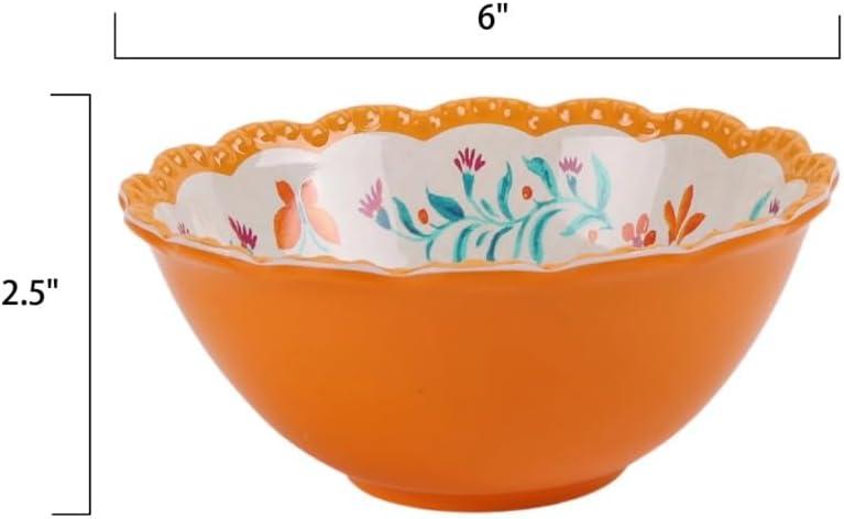 The Pioneer Woman - Fresh Floral 7-Piece Melamine Serving Bowl Set