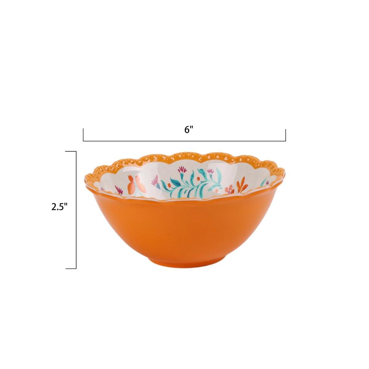 The Pioneer Woman - Fresh Floral 7-Piece Melamine Serving Bowl Set