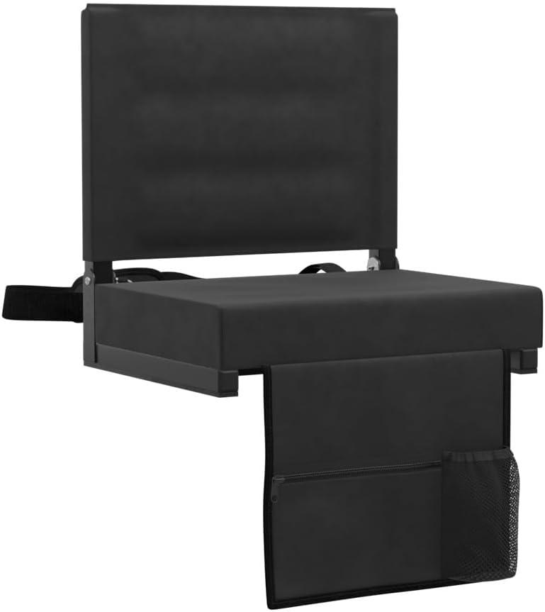 Skywalker Sports Foldable and Portable Stadium Seat, Cushion for Bleachers, Back Support