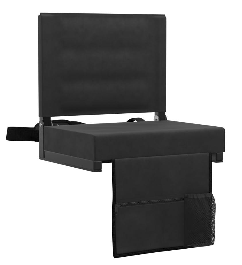 Skywalker Sports Foldable and Portable Stadium Seat, Cushion for Bleachers, Back Support