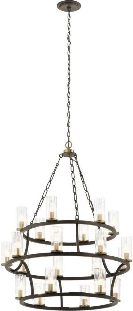 Kichler Lighting Mathias 1 - Light Chandelier ,  Olde Bronze