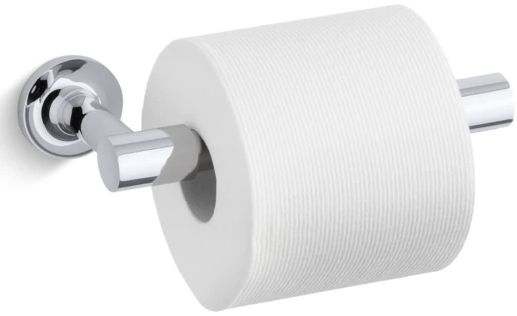 Purist® Pivoting Toilet Paper Holder, Wall-Mount Bathroom Toilet Paper Holder