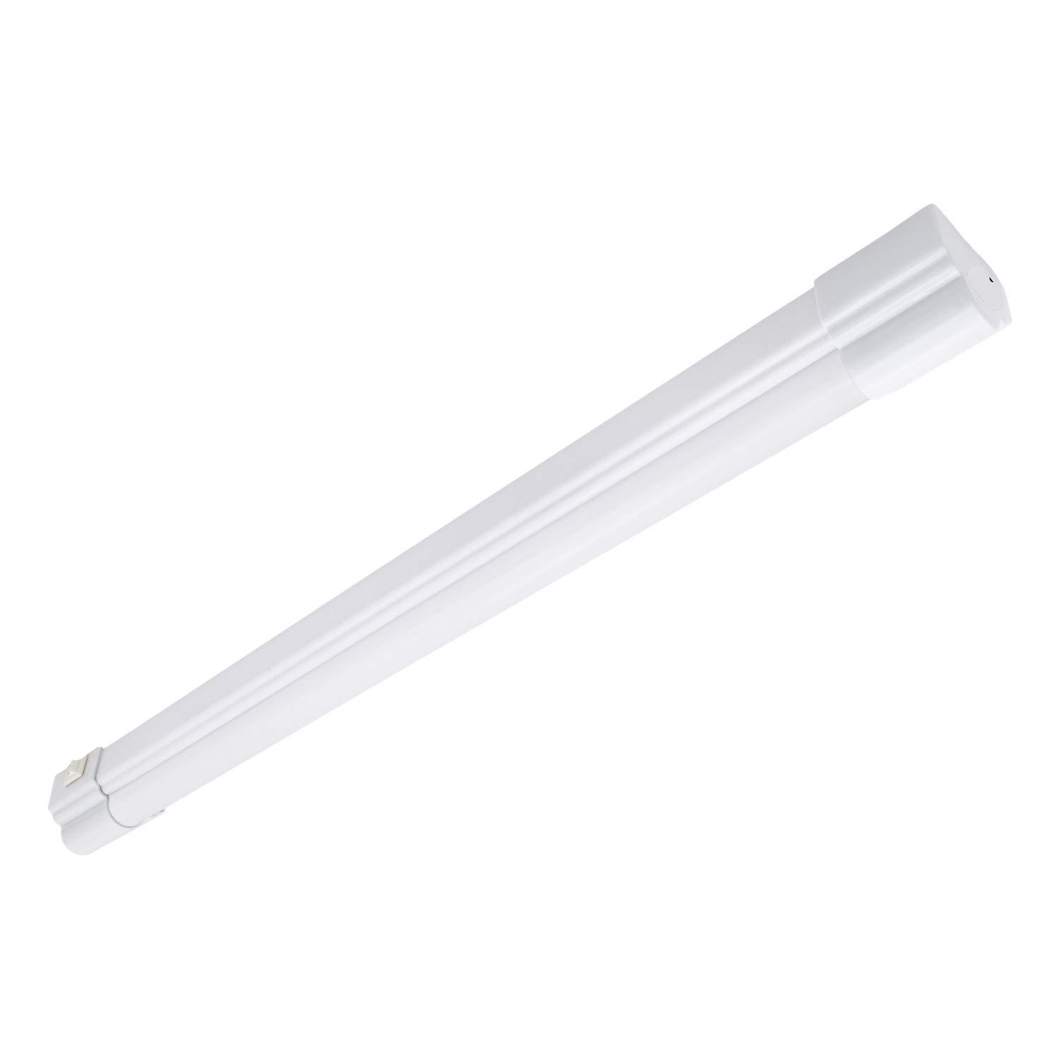 Maxxima 18 inch LED Under Cabinet Light 900 Lumens Warm White 3000K White On Off Switch Plug in