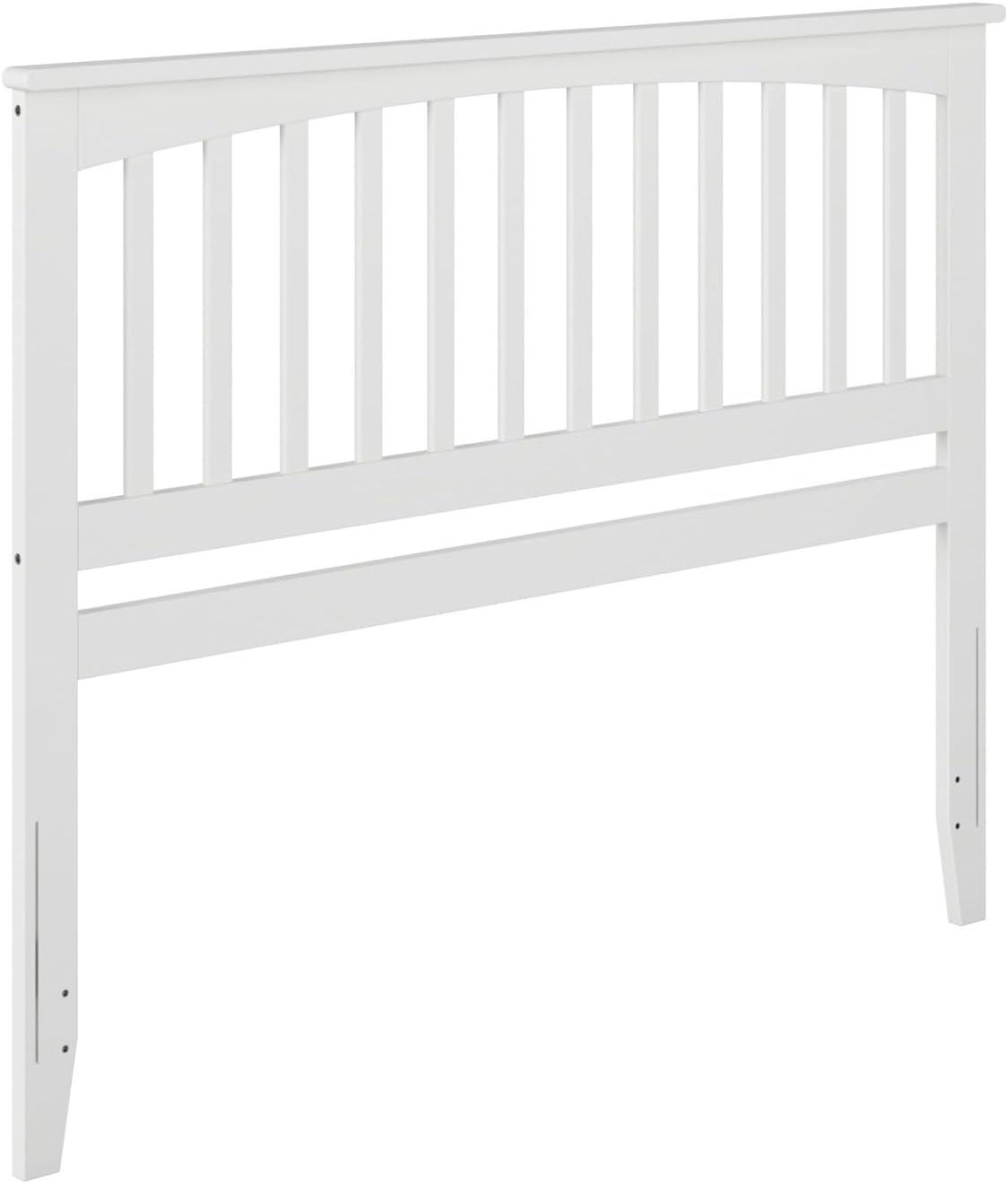 AFI Furnishings Mission Queen Headboard with Turbo Charger in White