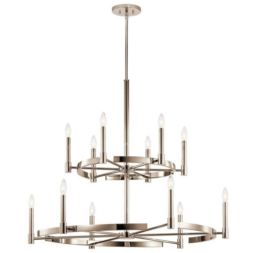 Kichler Lighting Tolani 12 - Light Chandelier in  Polished Nickel