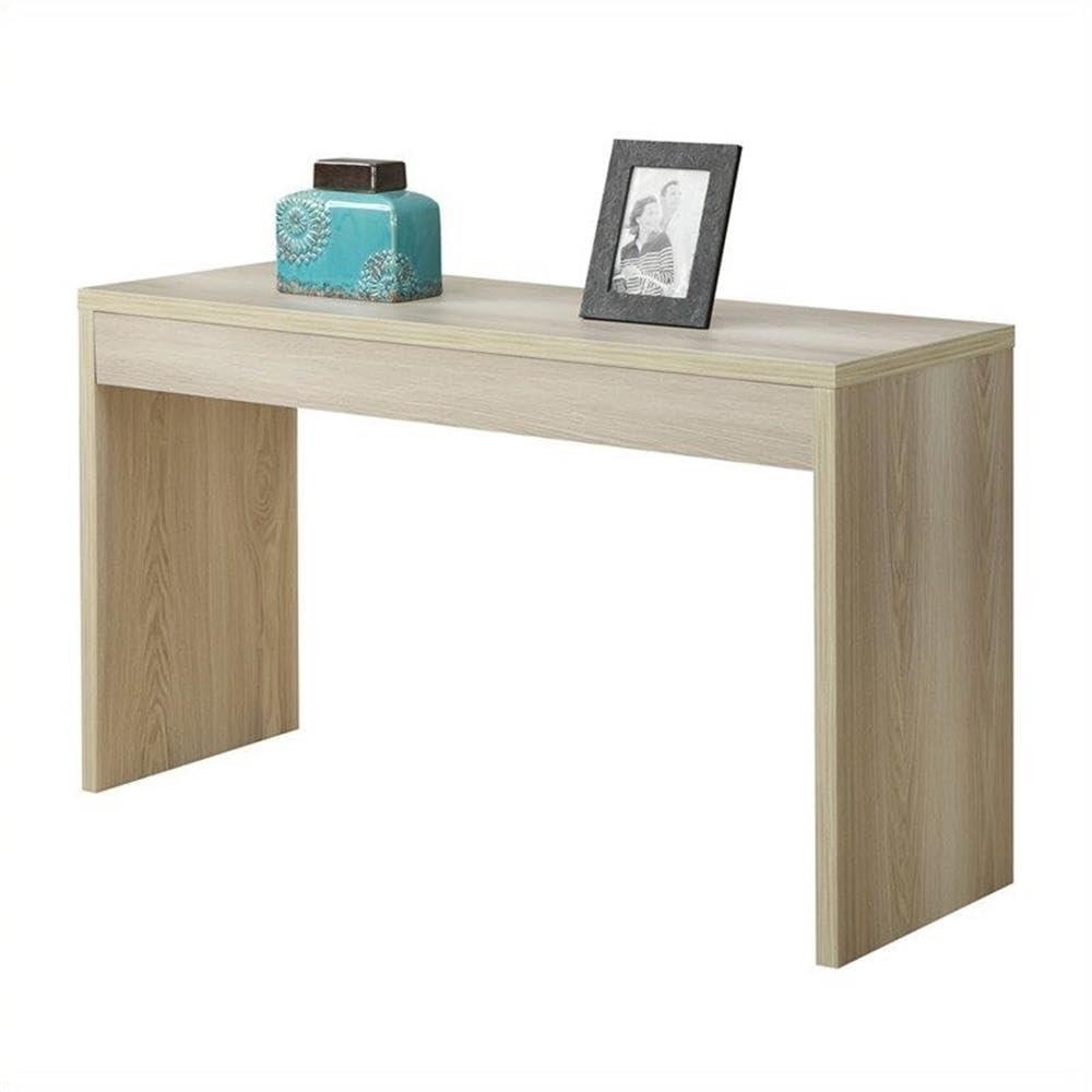 Convenience Concepts Northfield Hall Console in Weathered White Wood Finish