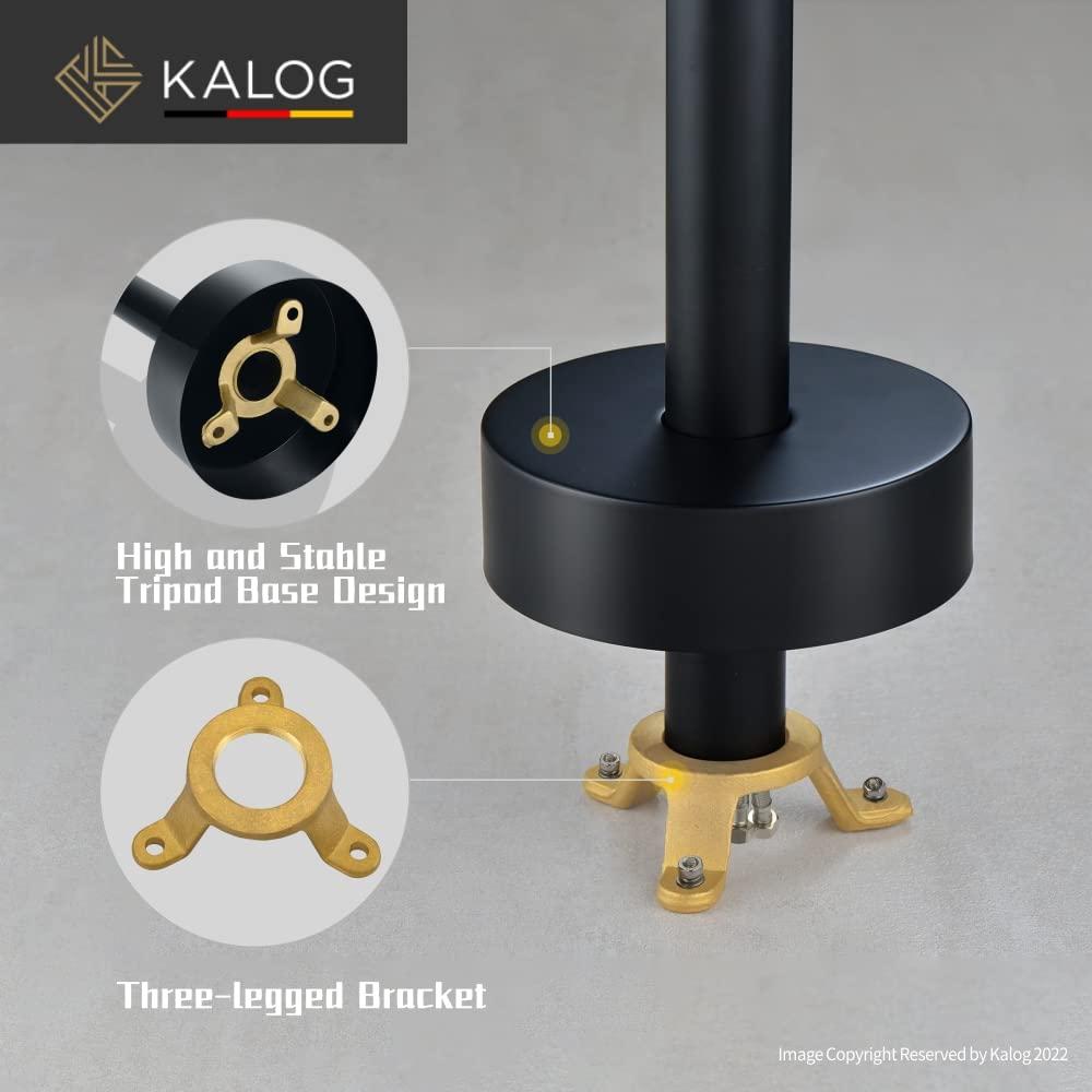 ARCORA Modern Single Handle Freestanding Tub Faucet, Floor Mount Tub Filler With Hand Shower AR9203600B