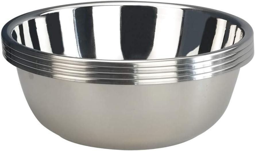 4-Pack Stainless Steel Mixing Bowls/Metal Prep Bowls, Salad Serving Bowl Set