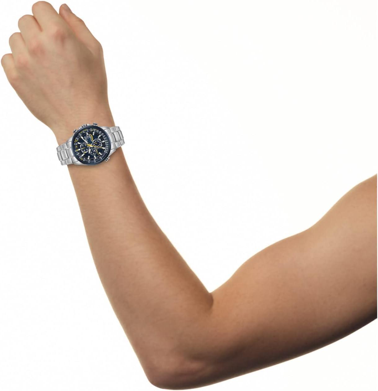 Citizen Men's Eco-Drive Blue Angels World Chronograph A-T Watch AT8020-54L