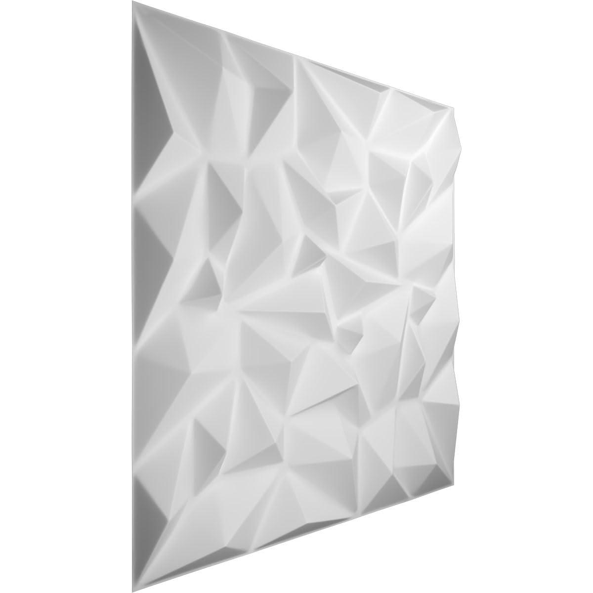 19 5/8"W x 19 5/8"H Leto EnduraWall Decorative 3D Wall Panel Covers 2.67 Sq. Ft.