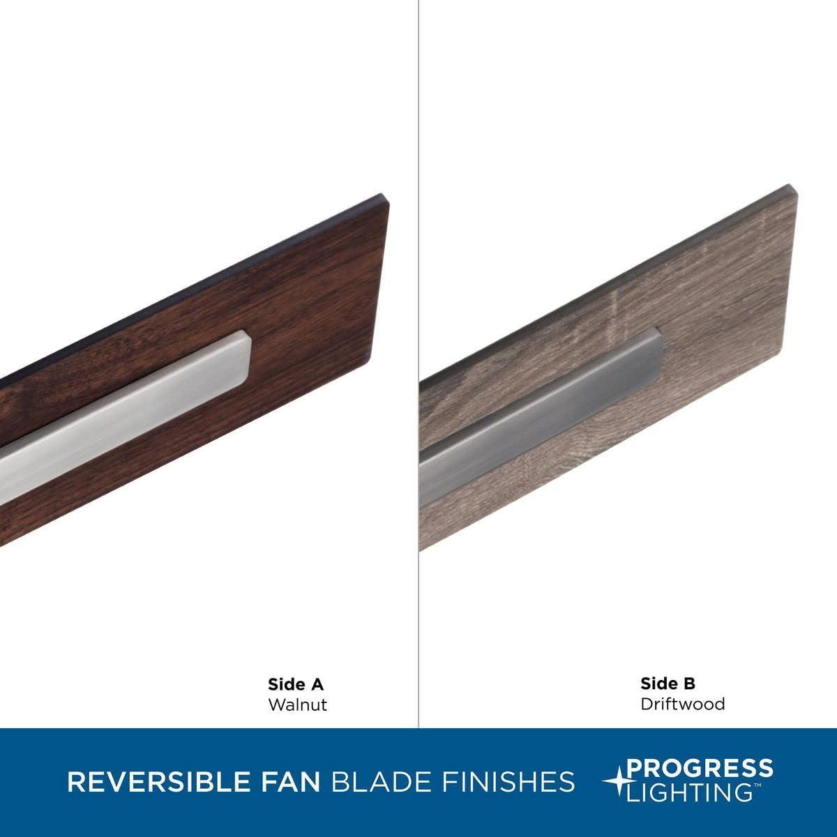 P2586-8130K-Progress Lighting-Glandon - Wide - Ceiling Fan - 1 Light - Handheld Remote in Transitional style - 60 Inches wide by 17.13 Inches