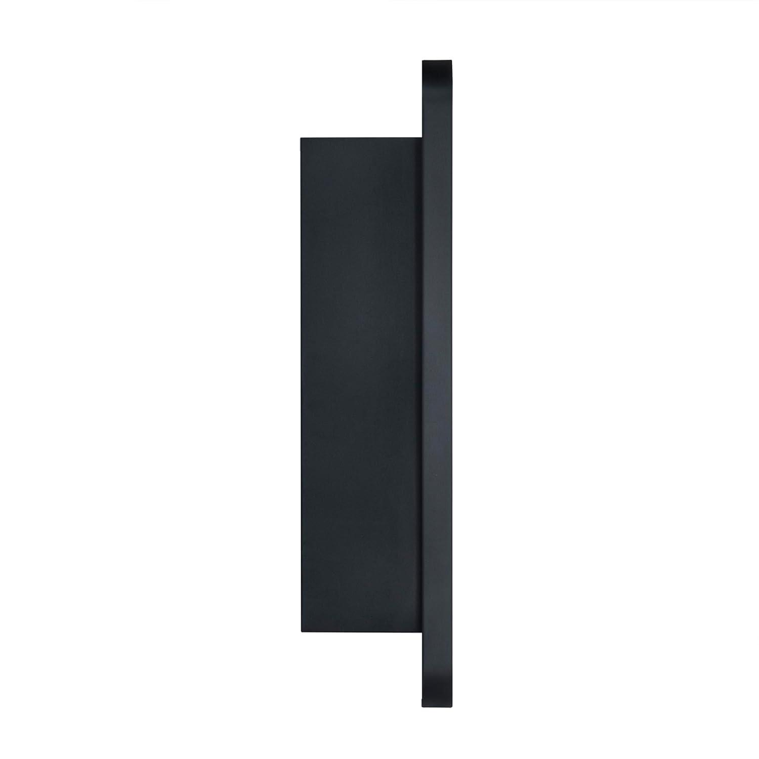 TEHOME  Myriel 30 in. W x 30 in. Surface Mount Round Circle Bathroom Metal Framed Medicine Cabinet with Mirror in Matt Black