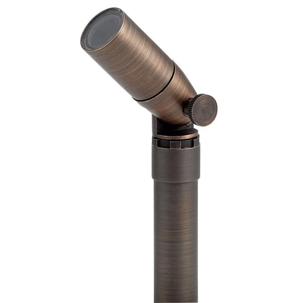 Kichler 15483CBR Cast Brass Landscape Accent, 1-Light, Centennial Brass