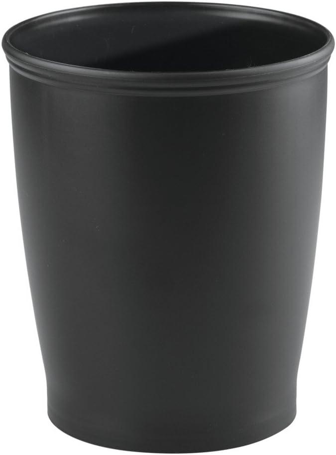 iDesign iDesign Kent Plastic Wastebasket Trash Can, 8.25" x 10"