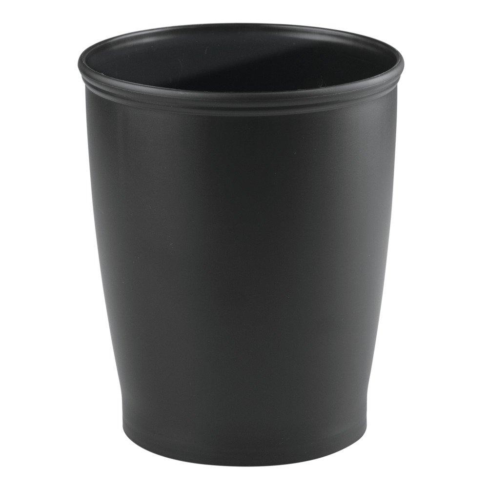 iDesign Kent Plastic Wastebasket Trash Can, 8.25" x 10"
