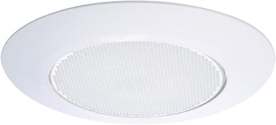 Halo Matte White 6 in. W Glass LED Shower Lens/Trim 60 W