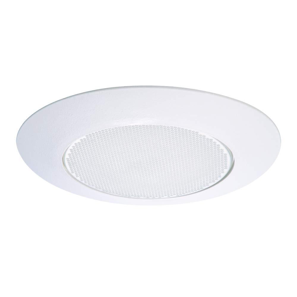 Halo Matte White 6 in. W Glass LED Shower Lens/Trim 60 W