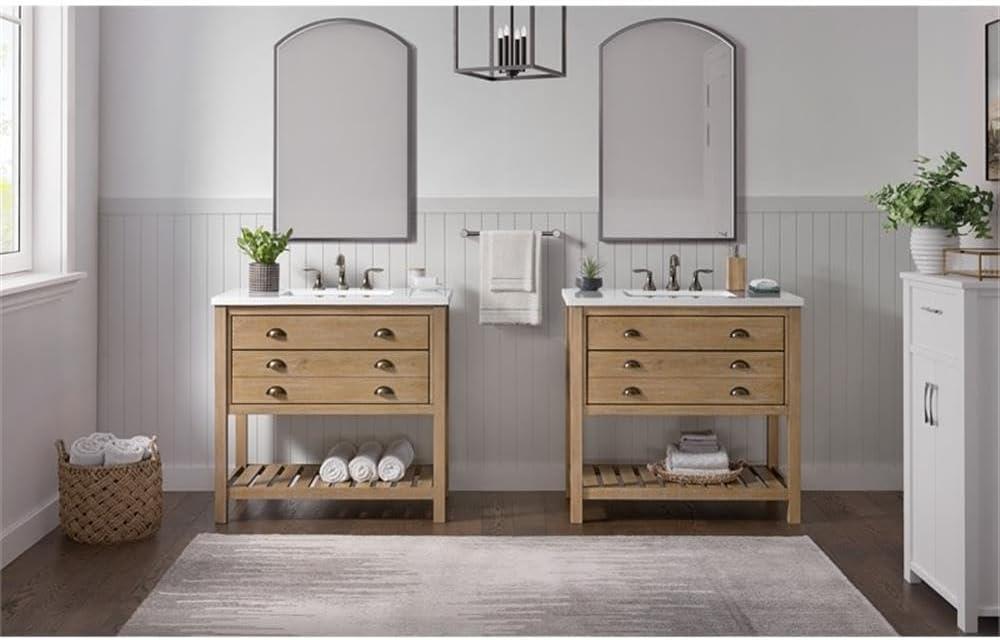 Martin Svensson Home Monterey 37" Wood Single Bathroom Vanity Driftwood