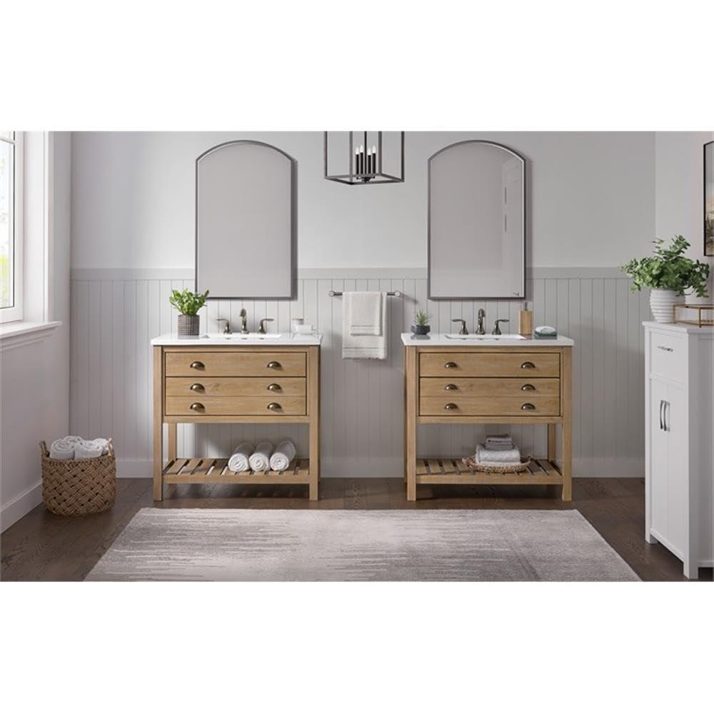 Martin Svensson Home Monterey 37" Wood Single Bathroom Vanity Driftwood