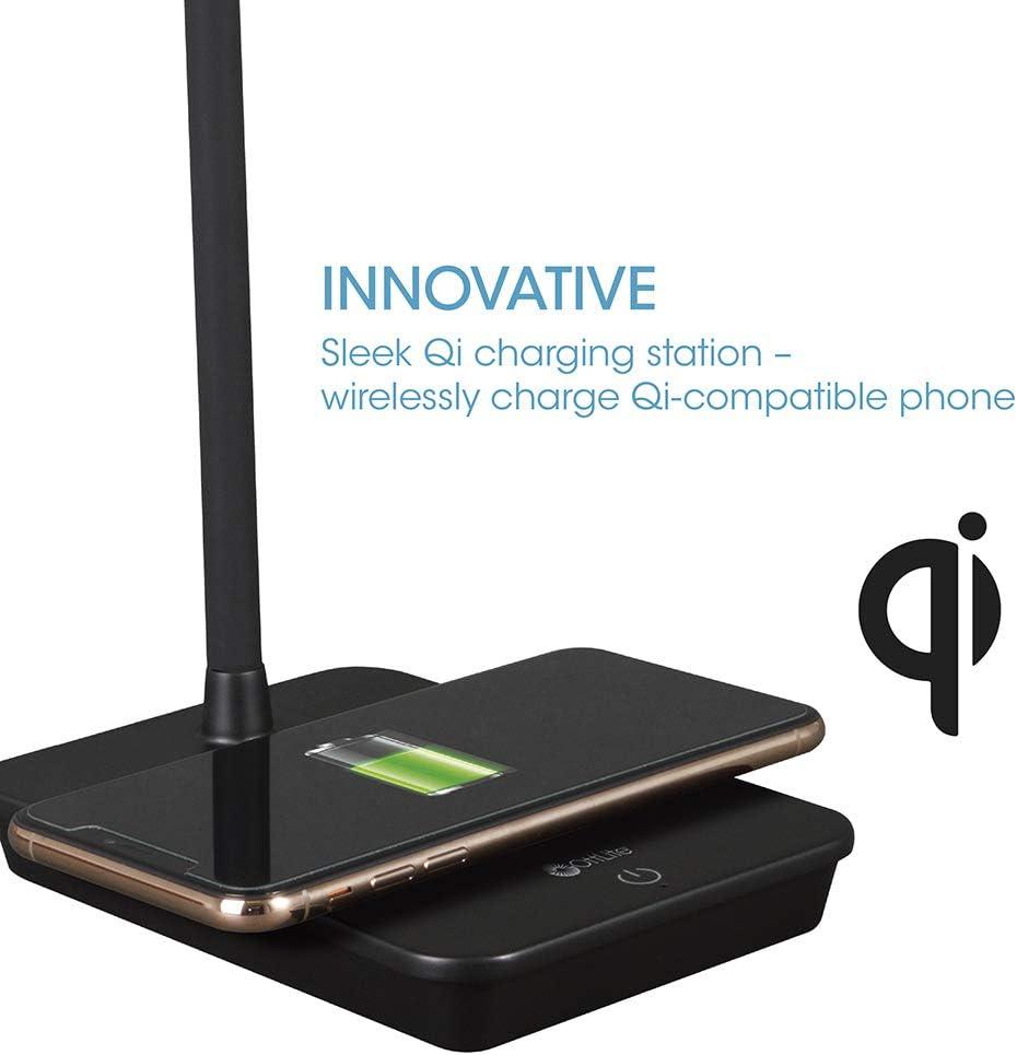 OttLite Wellness OttLite Infuse LED Desk Lamp with Wireless Charging