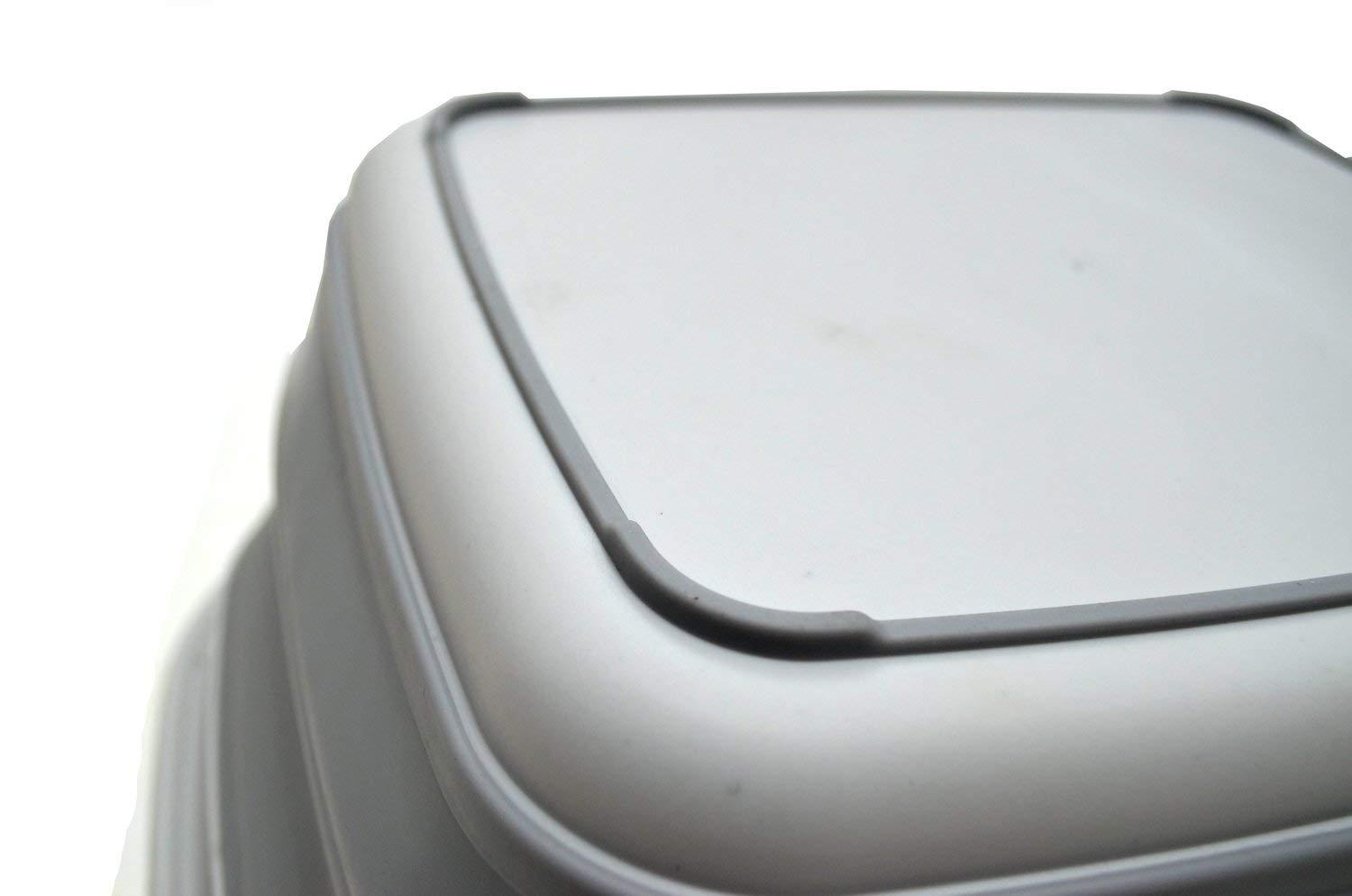 SAMMART 7.7L (2 Gallon) Collapsible Tub - Foldable Dish Tub, Grey