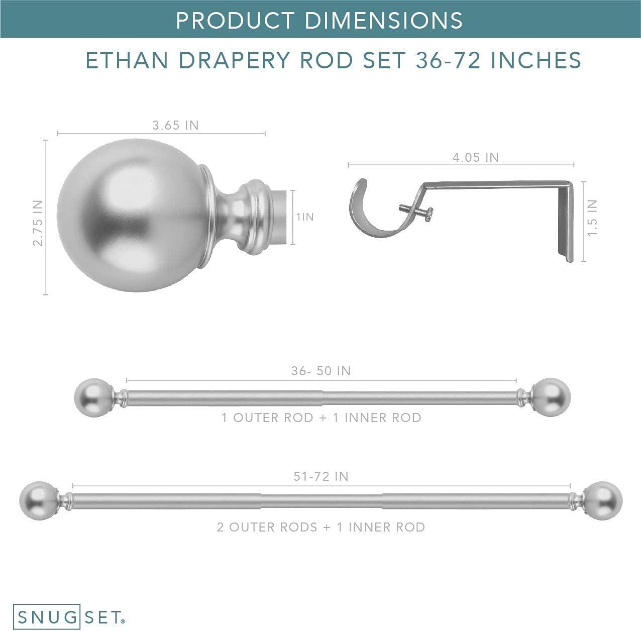 Steel Adjustable Single Curtain Rod