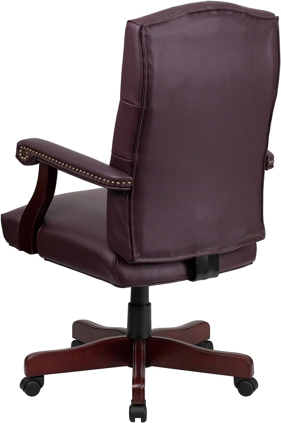 Flash Furniture Executive Swivel Office Chair with Arms