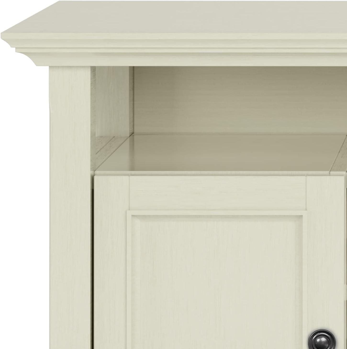 Simpli Home Amherst 54"W Solid Wood TV Stand for TVs up to 60" with Adjustable Shelves