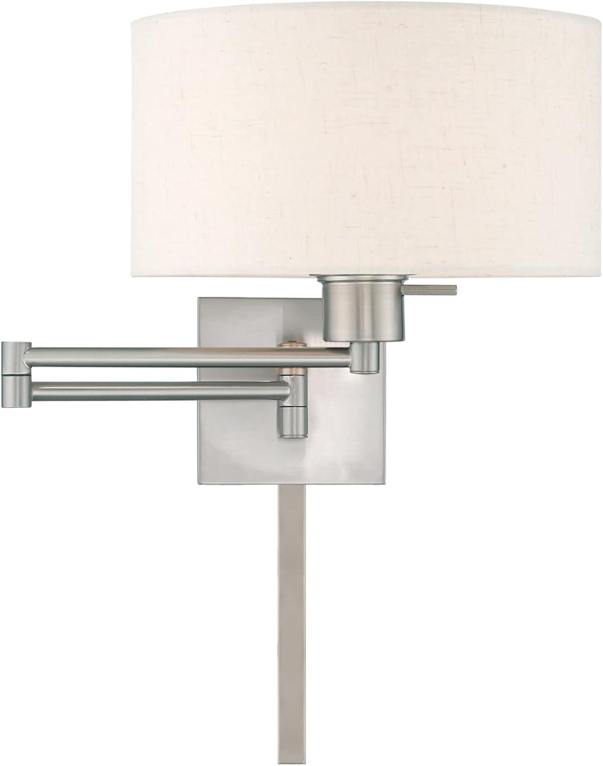 Kevyn Single Light Steel Dimmable Swing Arm Sconce