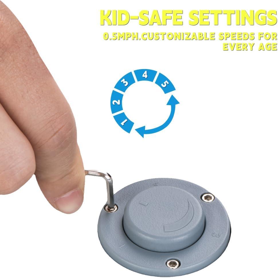 12V Ride-On Car with Cleaning Fun, 3 in 1 Gokart, Soft-Start, 5-Speed Adjustable, Detachable mop, Rechargeable Battery, 160lbs Capacity, Indoor & Outdoor for Kids Ages 3+ Gray