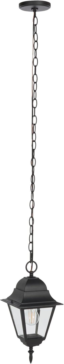 Rhion 7.1" Outdoor Pendant - PLT7027 - Black - Safavieh