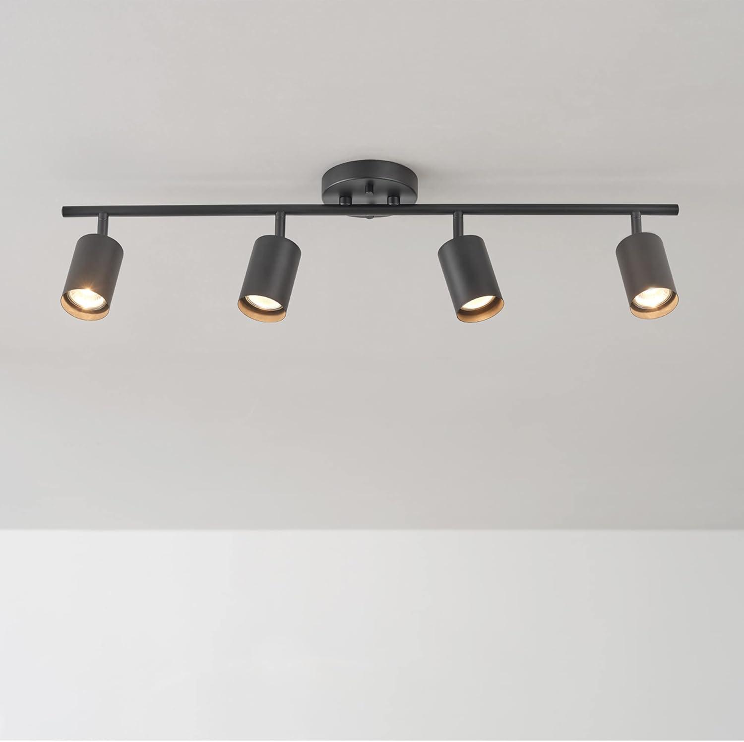 Globe Electric 64000012 4-Light Halogen Track Lighting, Oil-Rubbed Bronze - Quantity 1