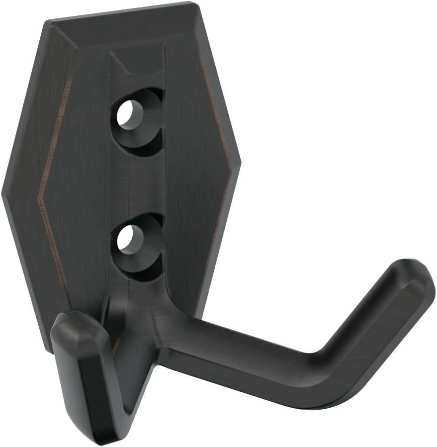 Benton Transitional Double Prong Decorative Wall Hook