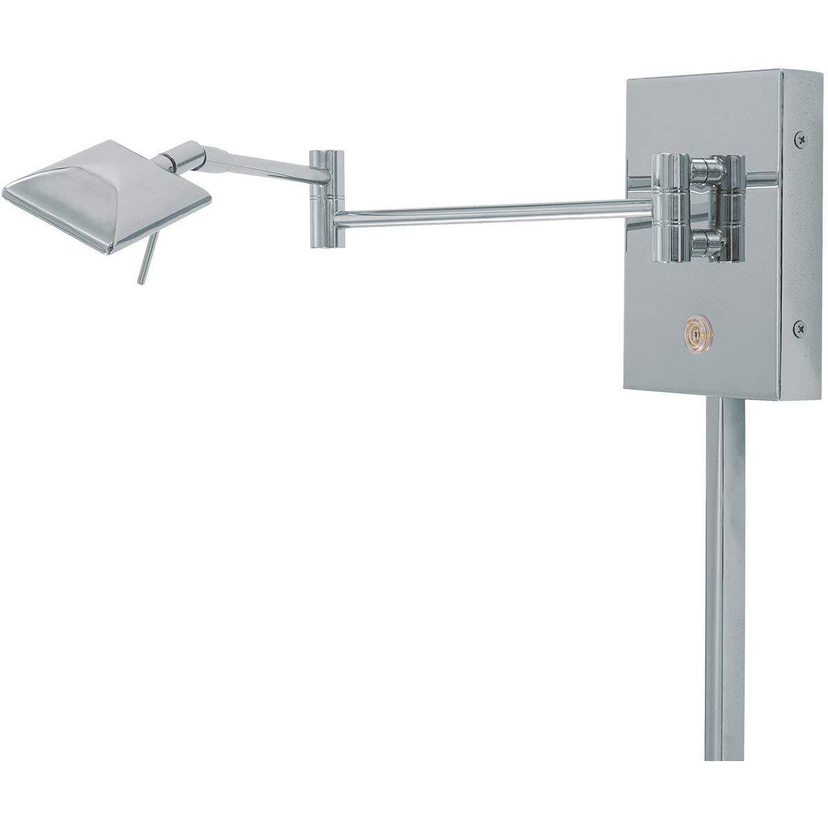 George Kovacs Lighting Georges Reading Room 1 - Light Swing Arm Lamp in  Chrome