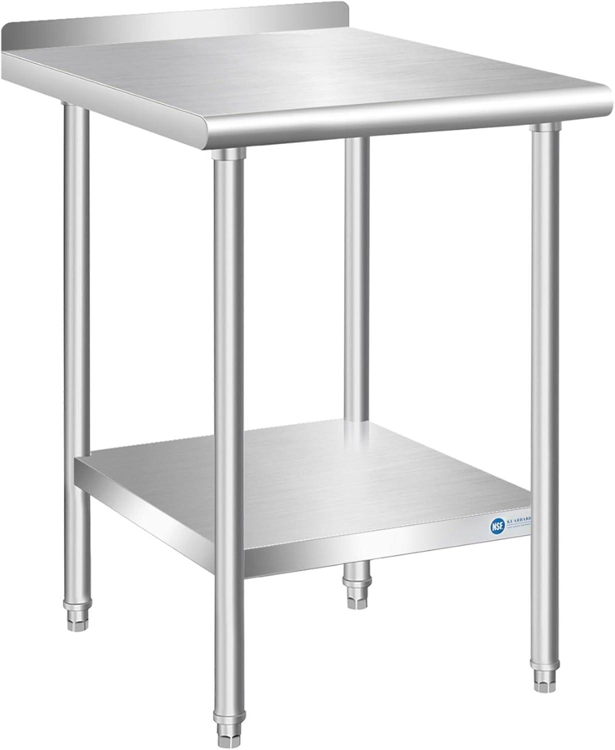 GRIDMANN NSF Stainless Steel Commercial Prep Table By GRIDMANN