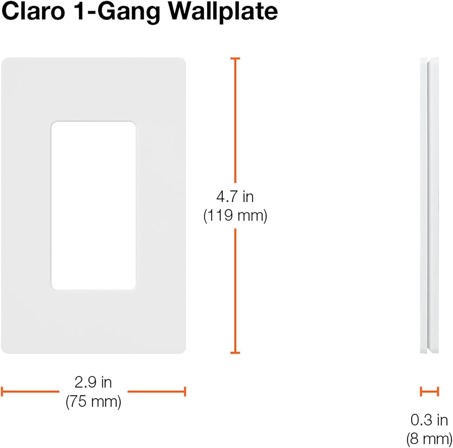 Black Gloss 1-Gang Decorator Wall Plate