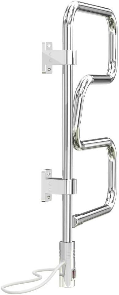 WarmlyYours TW-E4PCP Elements Towel Warmer, Polished Chrome, Plug-in, 4 Bars