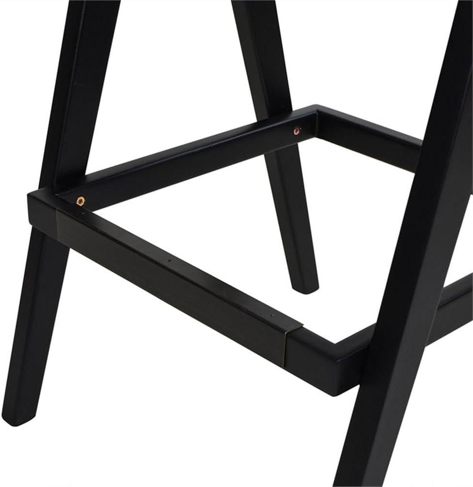 Jennifer Taylor Home Milan 29.5" Modern Resin Webbing Back Bar Stool with Arms
