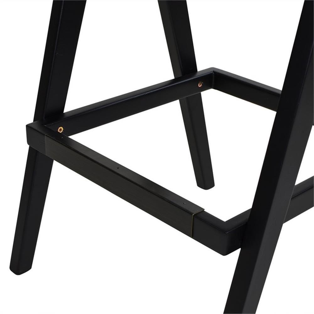 Jennifer Taylor Home Milan 29.5" Modern Resin Webbing Back Bar Stool with Arms