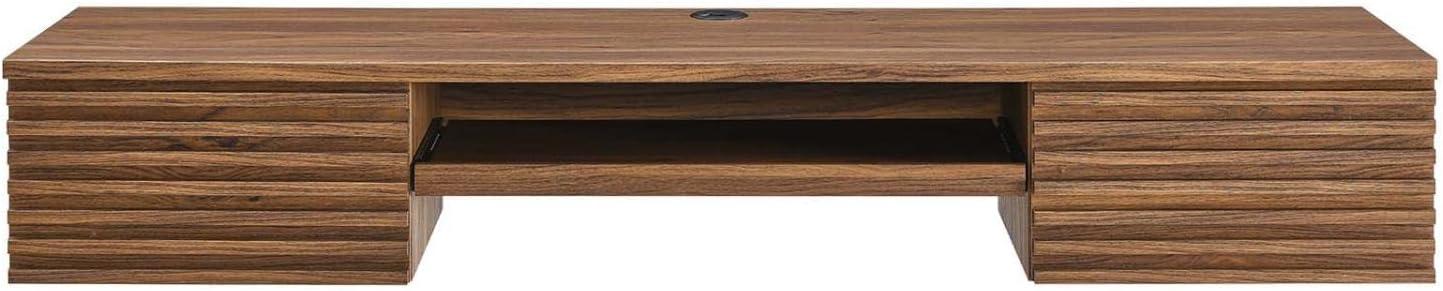 Modway Modway Render Wall Mount Wood Office Desk