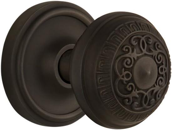Classic Rosette with Egg & Dart Door Knob