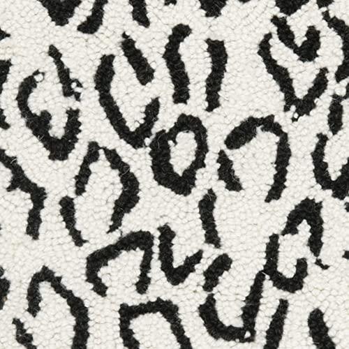 Martha Stewart Rugs Chelsea Hand Hooked Wool Animal Print Rug