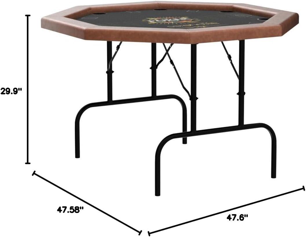 SereneLife Serenelife 49.21'' 8 - Player Poker Table