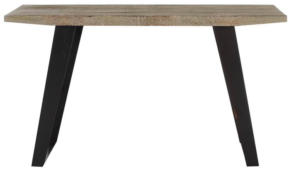 Gracie Oaks Hargie 53.2'' Solid Wood Top Console Table