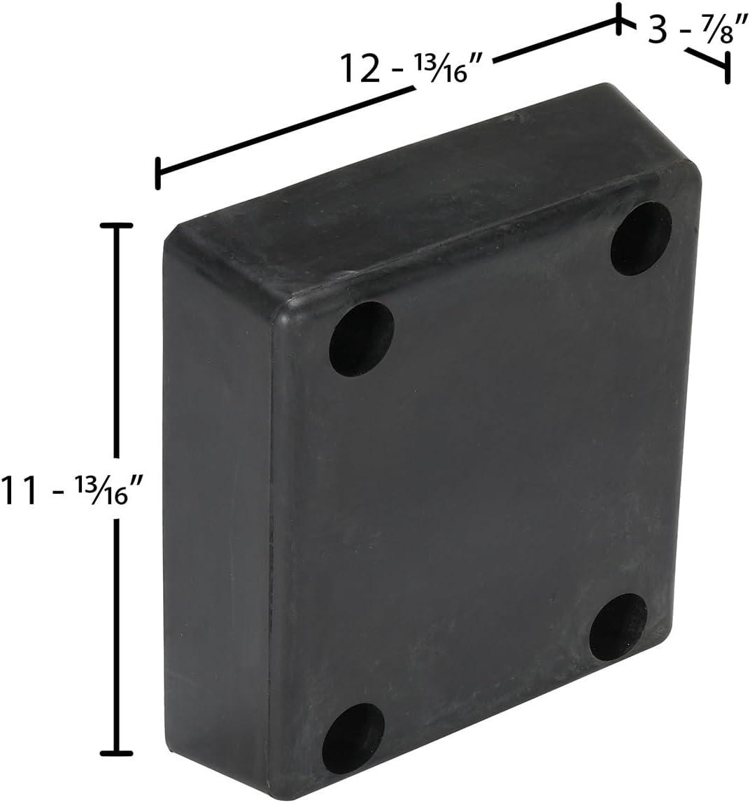Vestil Vestil Rubber 4'' L Molded Dock Bumper