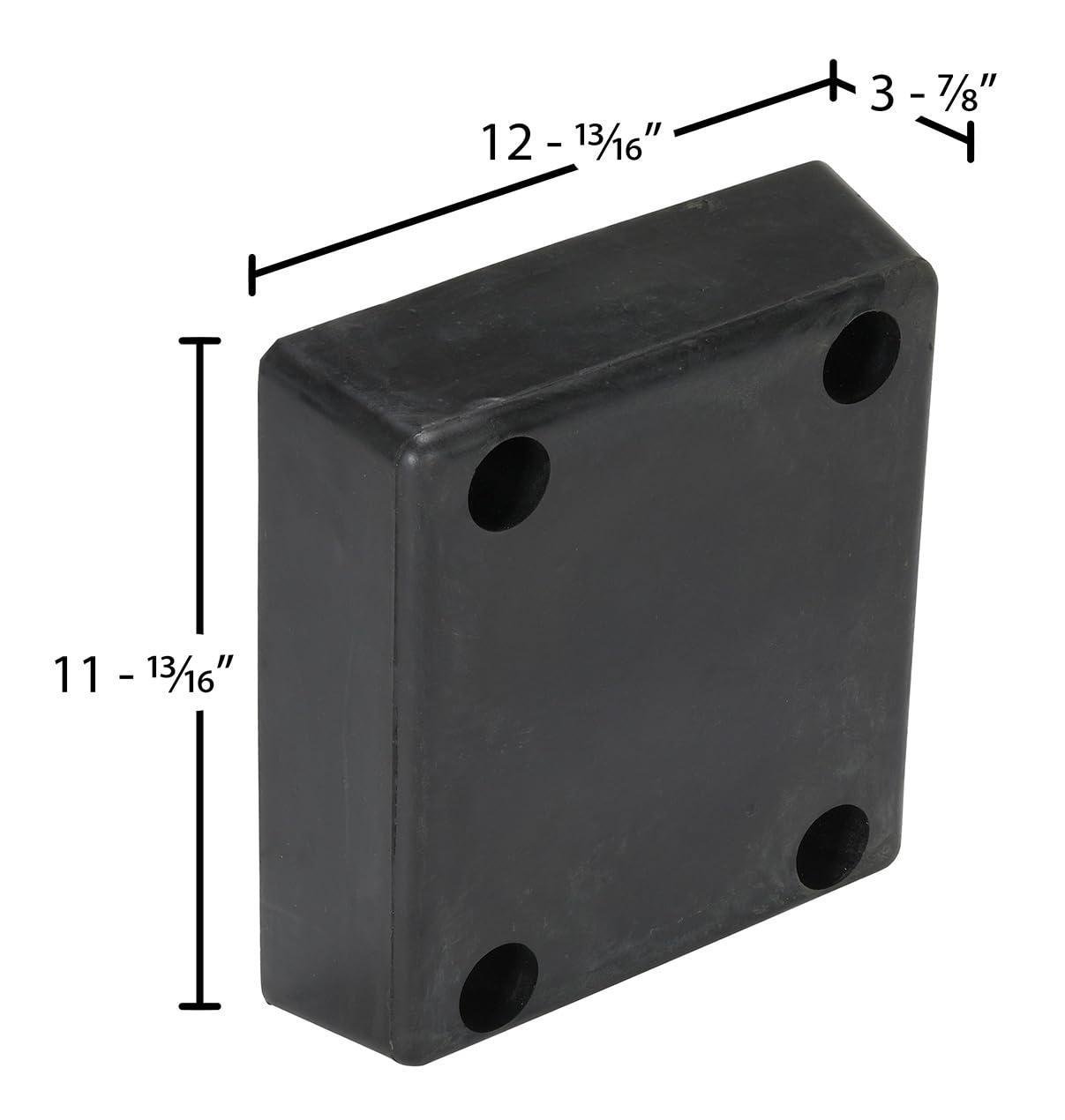 Vestil Vestil Rubber 4'' L Molded Dock Bumper