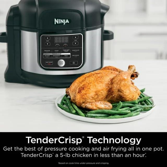 Ninja® Foodi® 10-in-1 6.5-Quart Pro Pressure Cooker Air Fryer Multicooker, Stainless, OS300