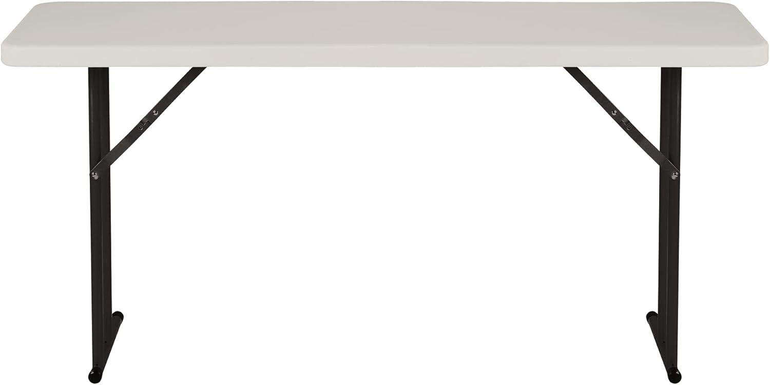 Rectangular Blow-Molded Plastic Folding Training Seminar Table