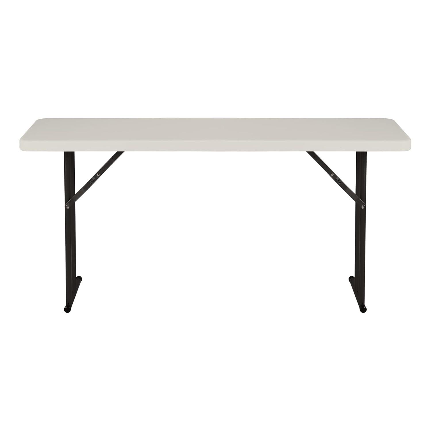 Rectangular Blow-Molded Plastic Folding Training Seminar Table