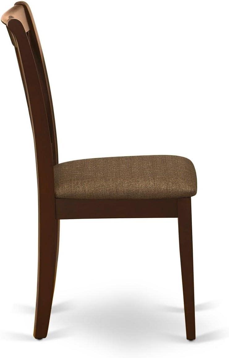 East West Furniture, Dining Chair-  Mahogany Color